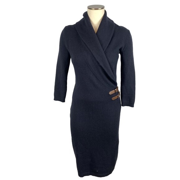Ralph Lauren Black Label Women´s Shawl Collar Wool Cashmere